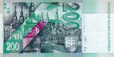 rubová strana bankovky
