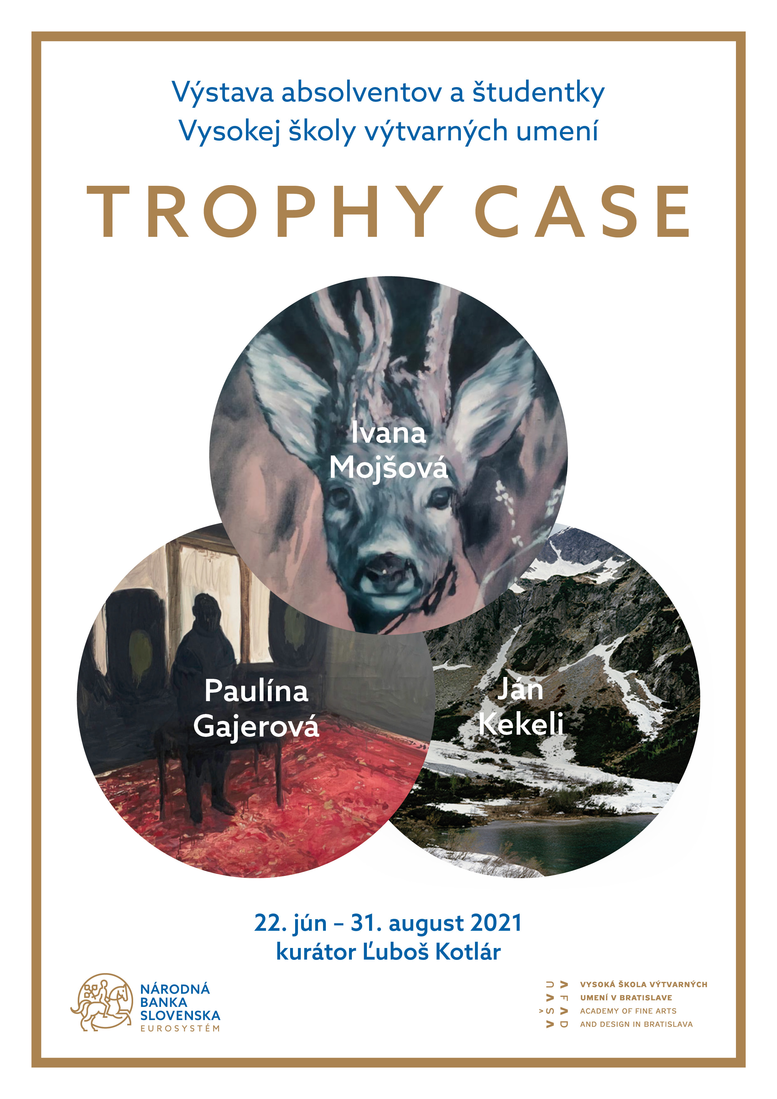Poster k výstave Trophy Case
