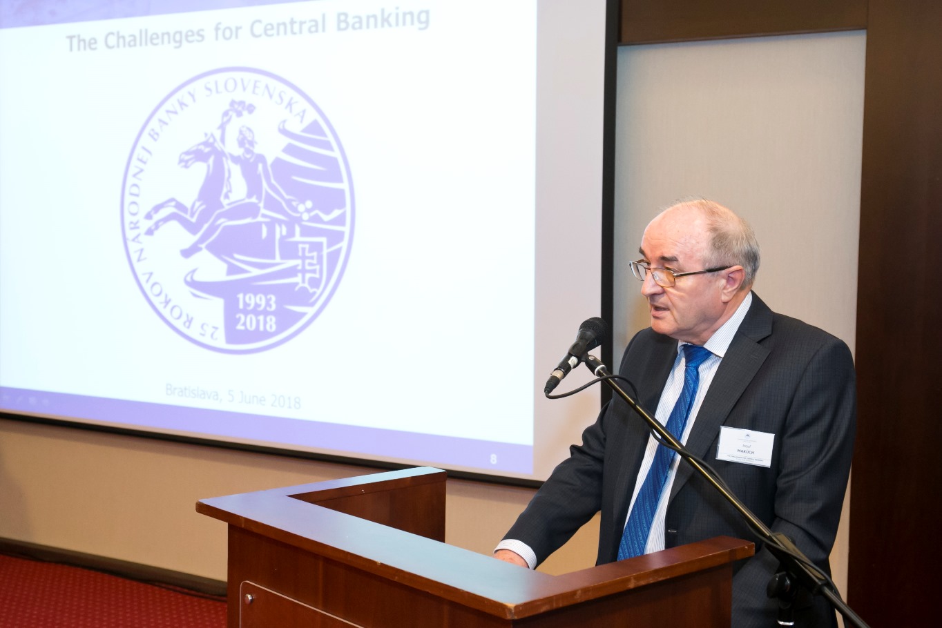 Medzinárodná konferencia The Challenges for Central Banking