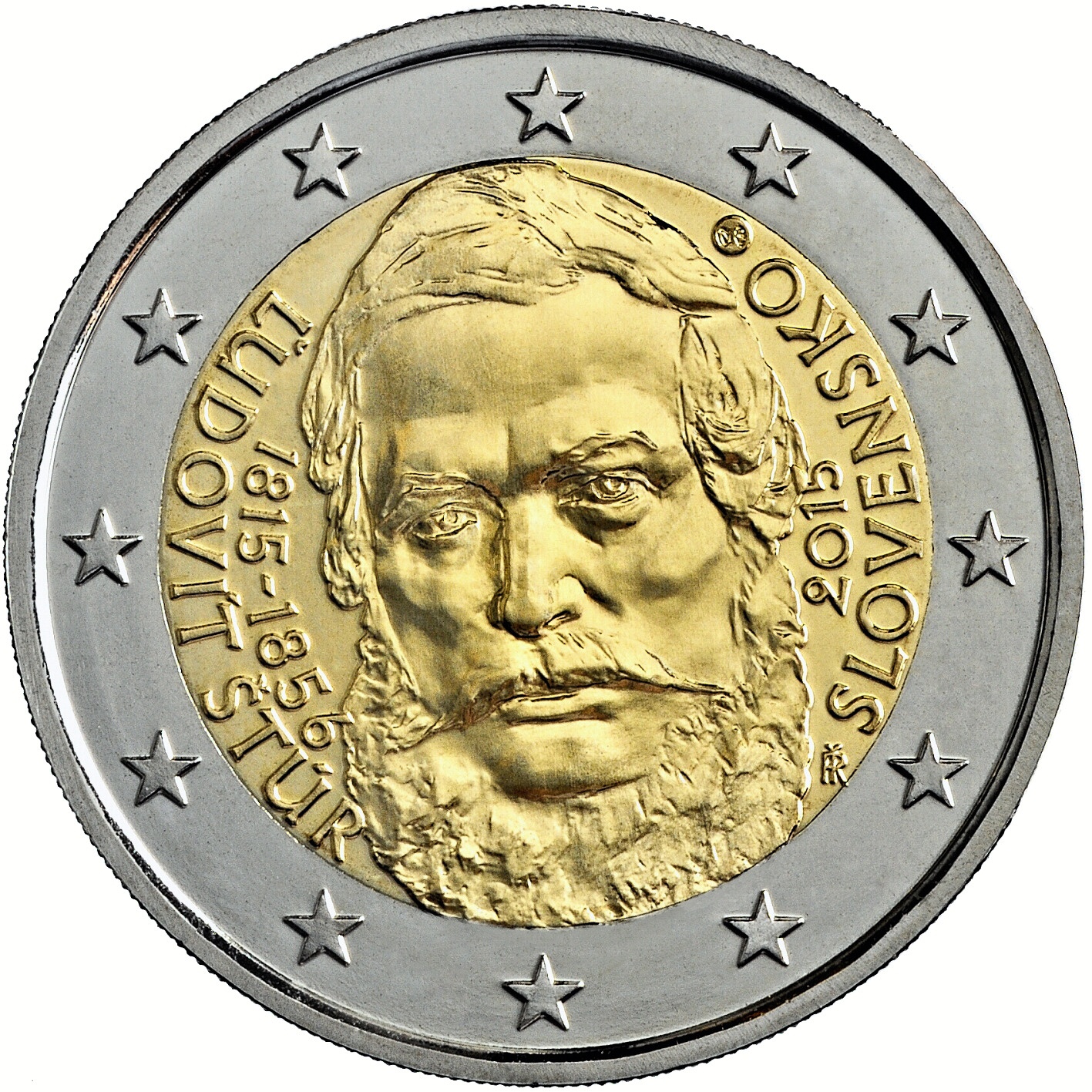 Banknotes and coins, 200th anniversary of the birth of Ľudovít Štúr