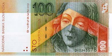 Bankovky a mince, Bankovka 100 Sk