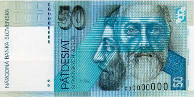 Bankovky a mince, Bankovka 50 Sk