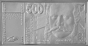 Bankovky a mince, Súbor pamätných mincí s motívmi slovenských bankoviek