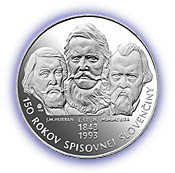Bankovky a mince, Kodifikácia spisovnej slovenčiny – 150. výročie