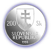 Banknotes and coins, 200th anniversary of the birth of Ján Kollár