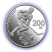 Bankovky a mince, Založenie Medzinárodného olympijského výboru – 100. výročie a prvá účasť SR na olympijských hrách