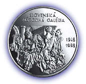 Bankovky a mince, Založenie Slovenskej národnej galérie – 50. výročie