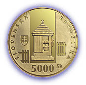 Banknotes and coins, UNESCO World Heritage – Vlkolínec