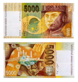 Bankovka 5 000 SKK
