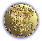Jubilejný rok 2000 - bimilénium, rubová strana