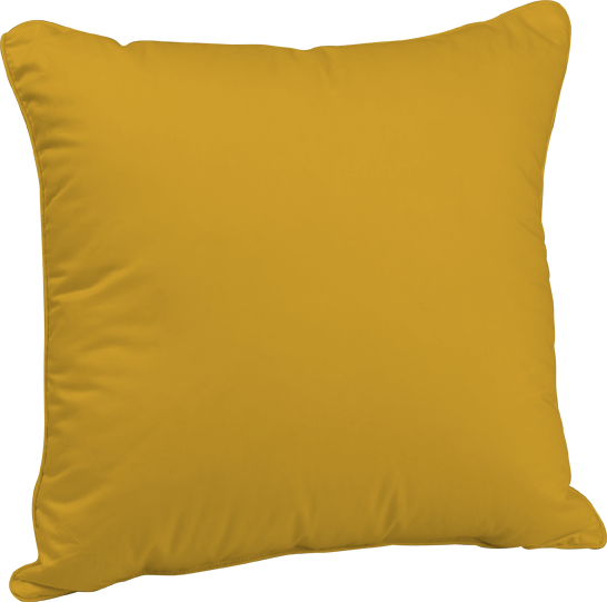 Yellow cushion