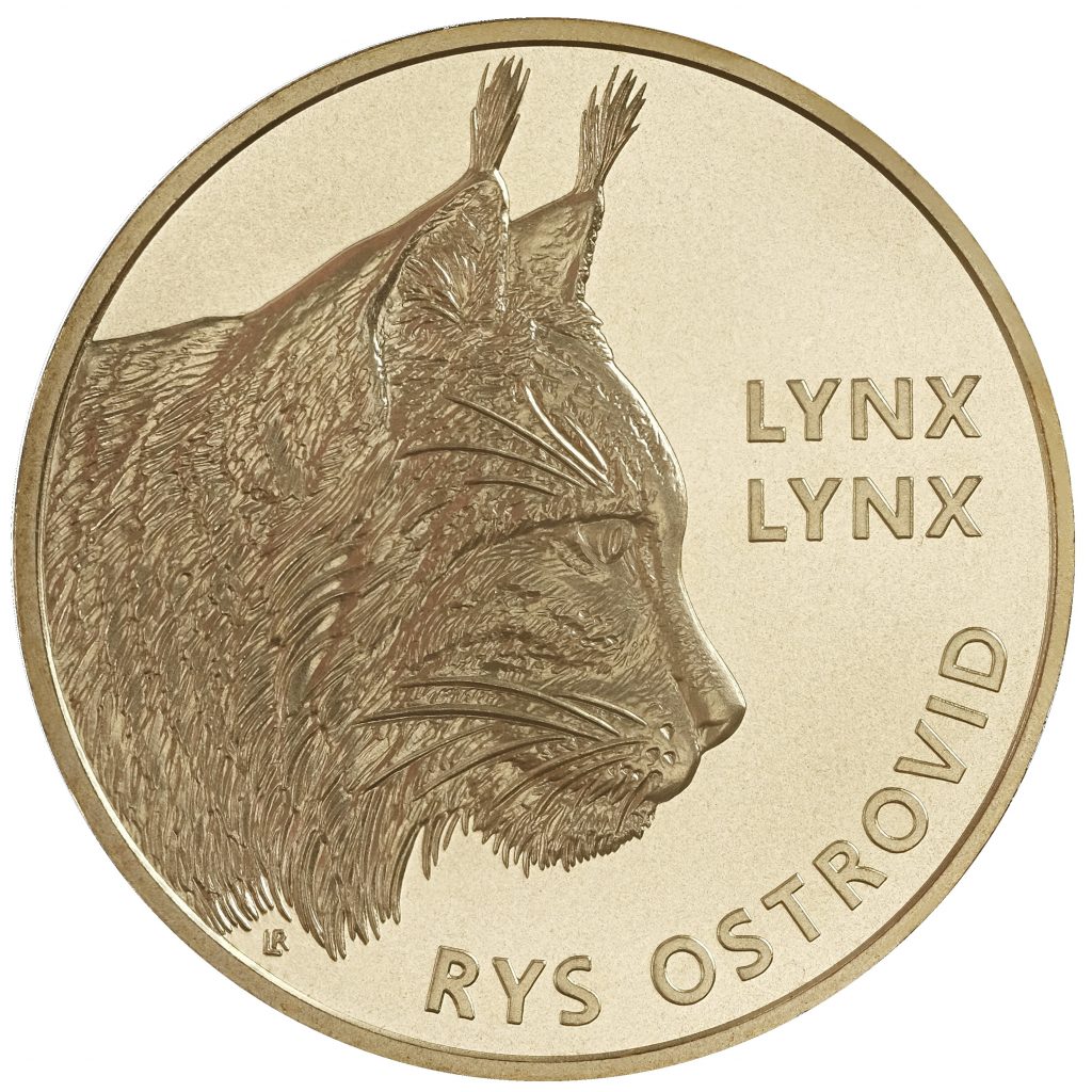 Banknotes and coins, Flora and fauna in Slovakia – the Eurasian lynx