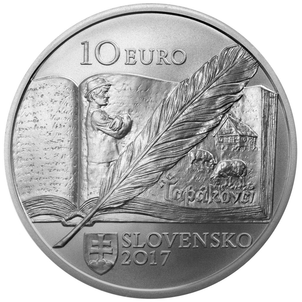 Banknotes and coins, 150th anniversary of the birth of Božena Slančíková Timrava
