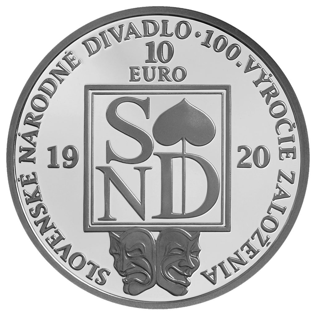 Bankovky a mince, 100. výročie založenia Slovenského národného divadla
