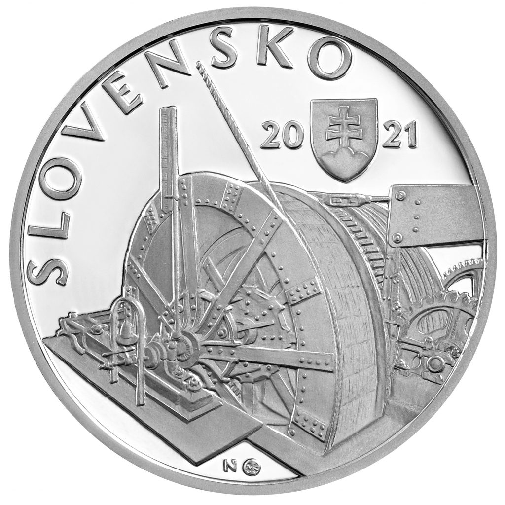 Bankovky a mince, 100. výročie uvedenia do prevádzky podzemnej vodnej elektrárne v Kremnici