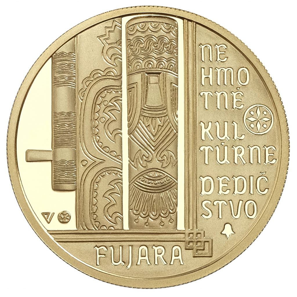 Banknotes and coins, Intangible cultural heritage in Slovakia: The fujara and its music