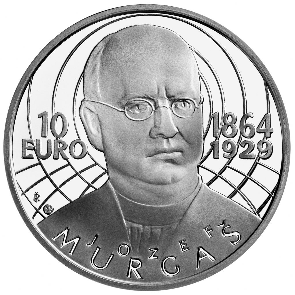 Banknotes and coins, 150th anniversary of the birth of Jozef Murgaš