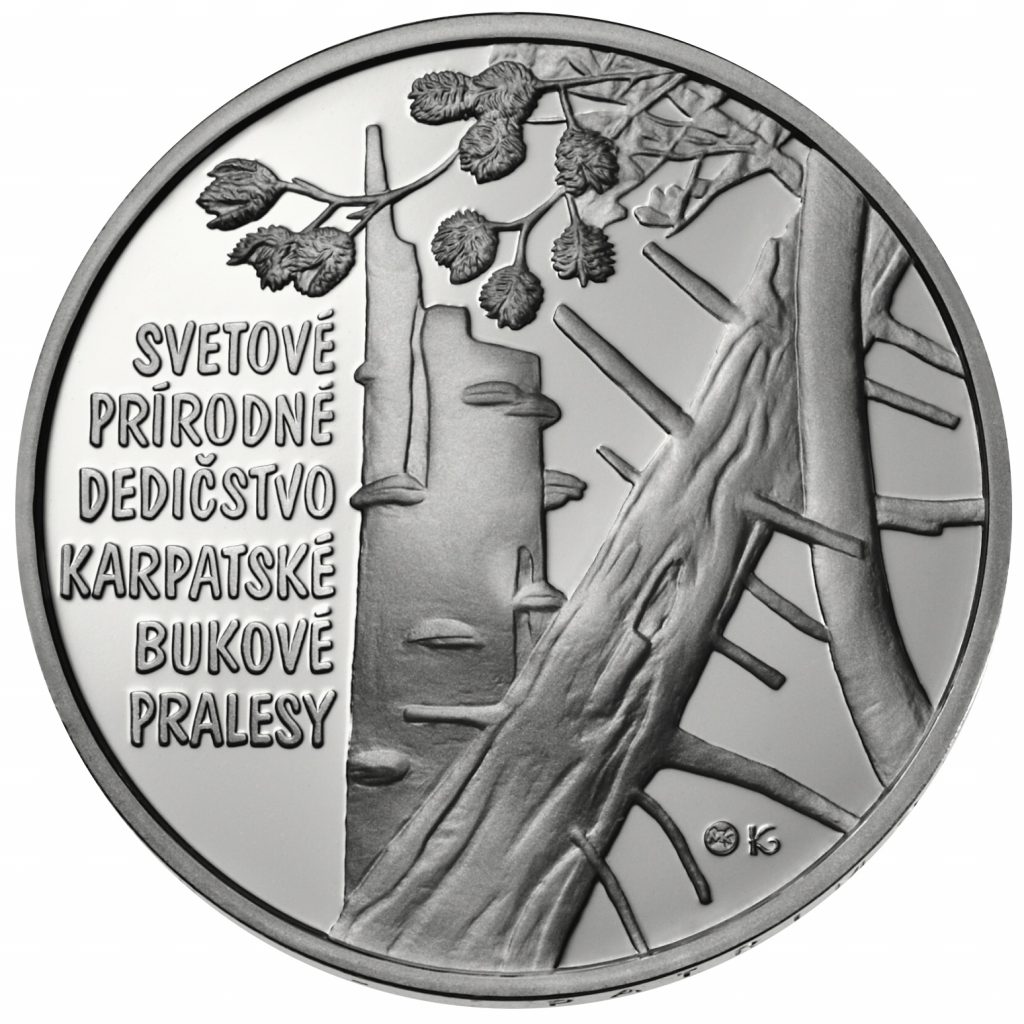 Banknotes and coins, UNESCO World Heritage – Primeval Beech Forests of the Carpathians