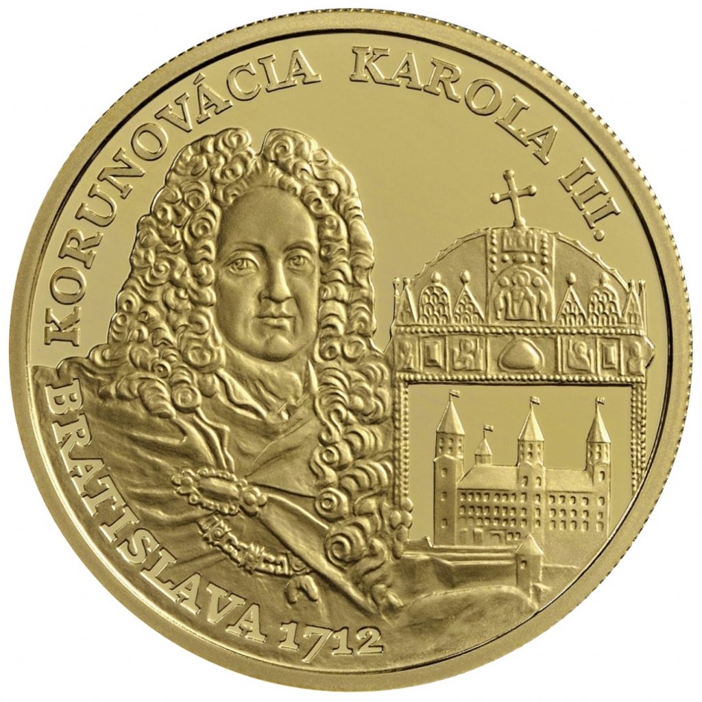 Bankovky a mince, 300. výročie korunovácie Karola III. v Bratislave