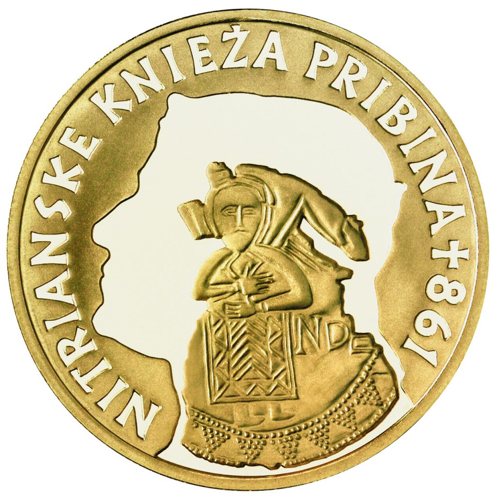 Bankovky a mince, Knieža Pribina – 1150. výročie úmrtia