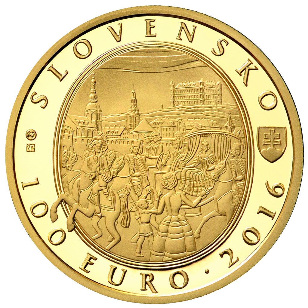 Bankovky a mince, Bratislavské korunovácie – 275. výročie korunovácie Márie Terézie