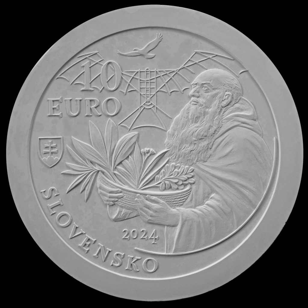 Bankovky a mince, Výsledky verejnej anonymnej súťaže na výtvarný návrh striebornej zberateľskej euromince v nominálnej hodnote 10 eur k 300. výročiu narodenia frátra Cypriána z Červeného Kláštora