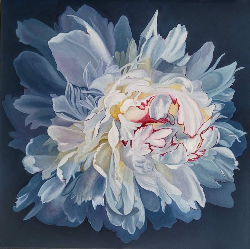 Vystavený obraz Zuzany Lutterovej" kvetina