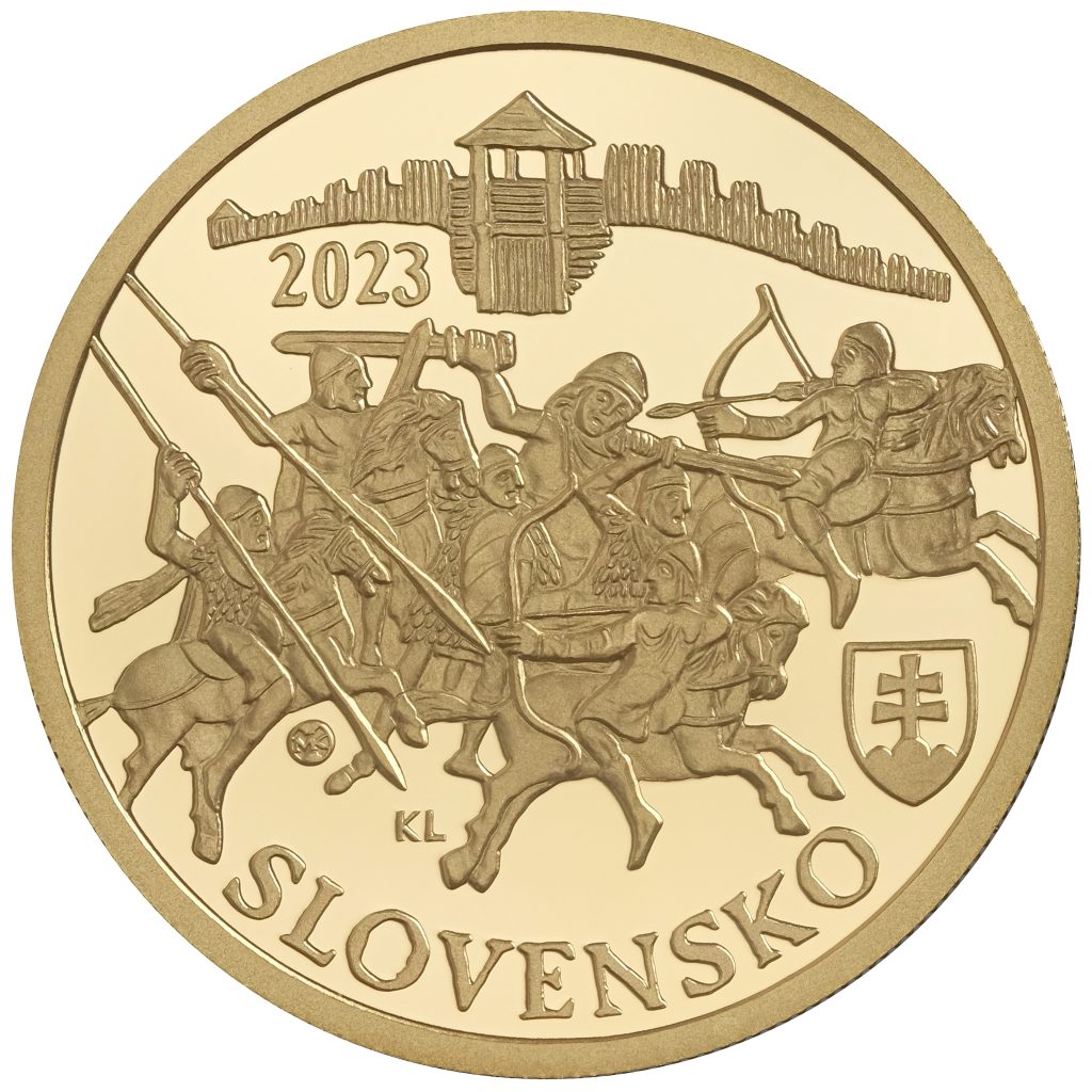 Banknotes and coins, 1400th anniversary of the establishment of Samo’s Empire