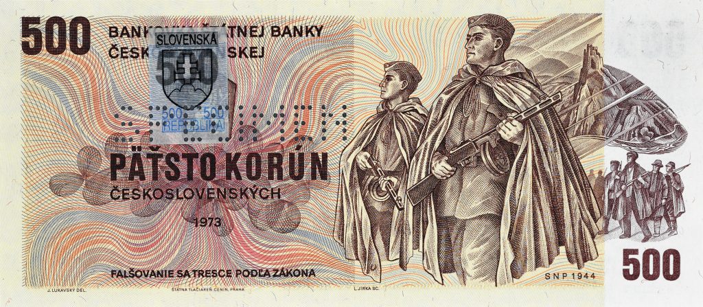 Bankovka 500 korún československých