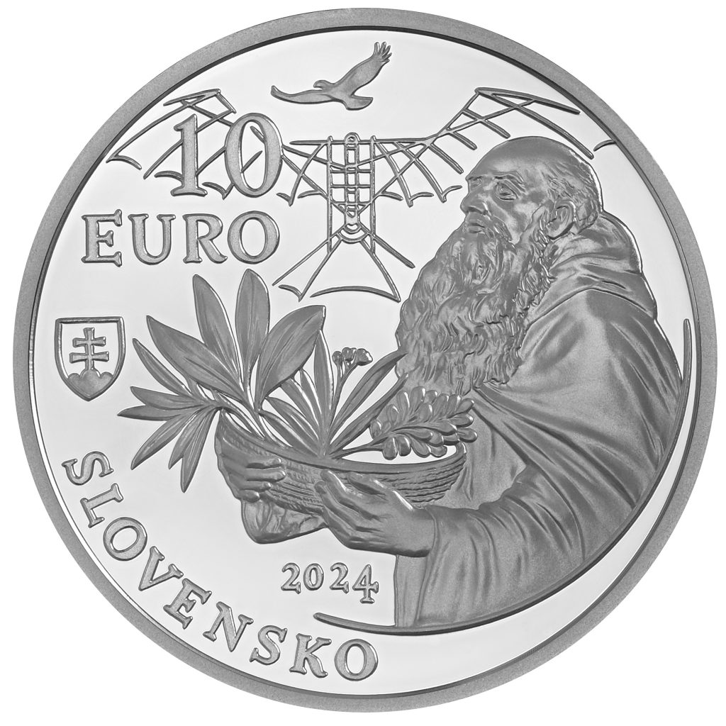 Lícna strana striebornej zberateľskej euromince