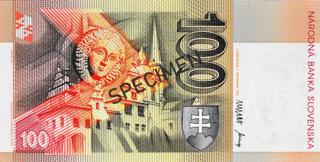 Rubová strana bankovky