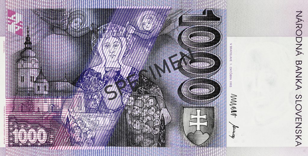 Rubová strana bankovky