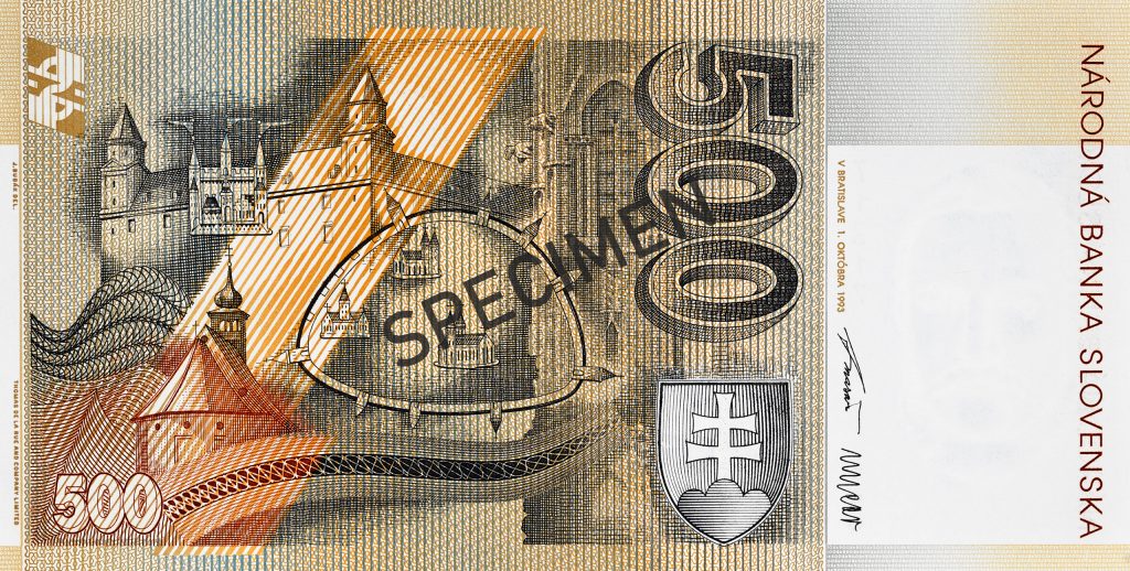 Rubová strana bankovky