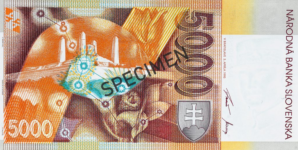 Rubová strana bankovky