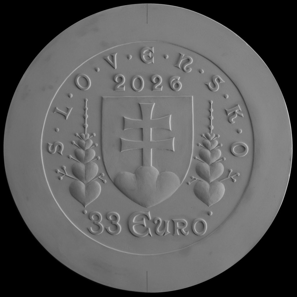 Bankovky a mince, Výsledky verejnej anonymnej súťaže na výtvarný návrh zlatej zberateľskej euromince v nominálnej hodnote 33 eur k 100. výročiu začiatku činnosti Národnej banky Československej