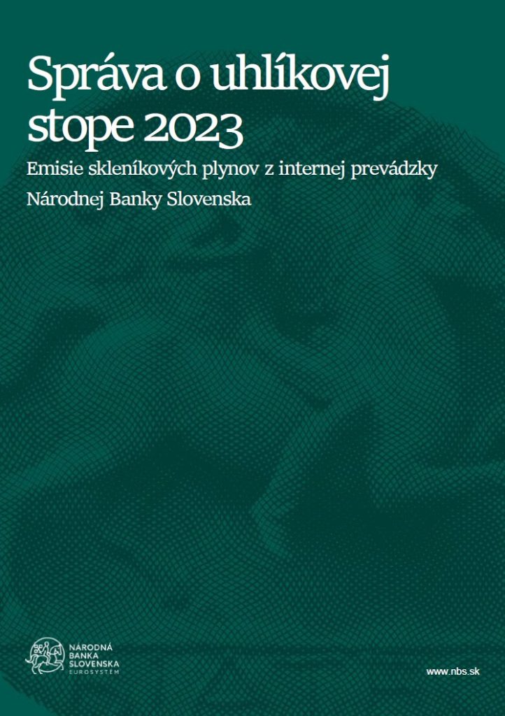 Publikácie, Správa o uhlíkovej stope NBS