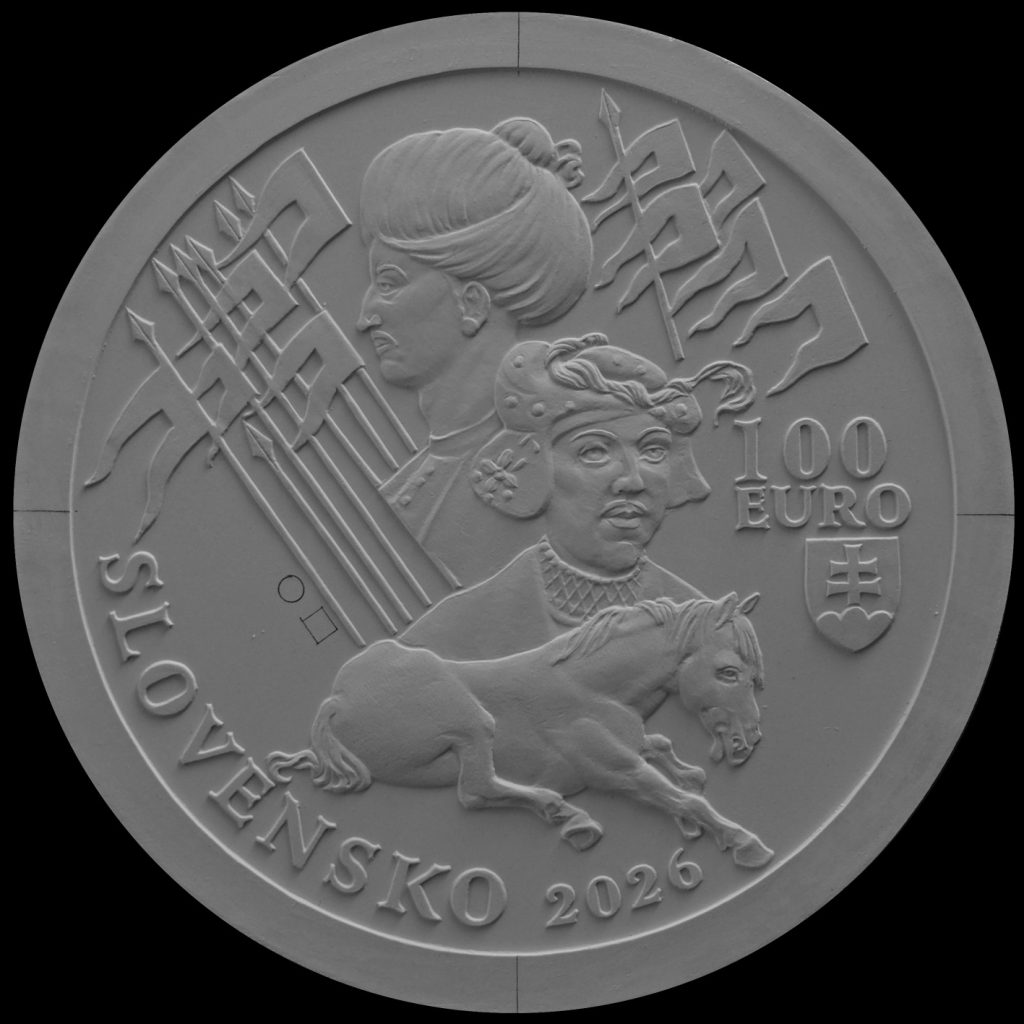 Bankovky a mince, Výsledky verejnej anonymnej súťaže na výtvarný návrh zlatej zberateľskej euromince  v nominálnej hodnote 100 eur k 500. výročiu bitky pri Moháči