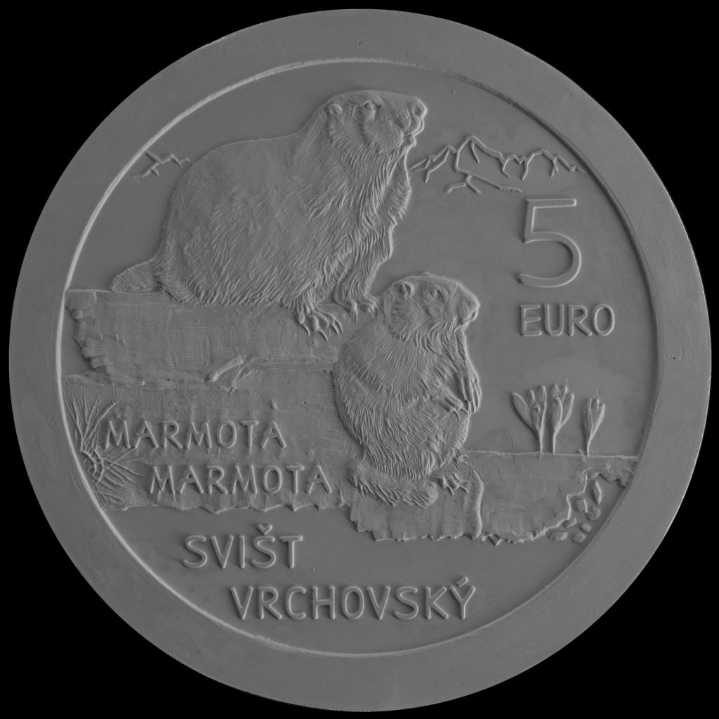 Bankovky a mince, Výsledky verejnej anonymnej súťaže na výtvarný návrh zberateľskej euromince z obyčajných kovov v nominálnej hodnote 5 eur s tematikou Fauna a flóra na Slovensku – svišť vrchovský