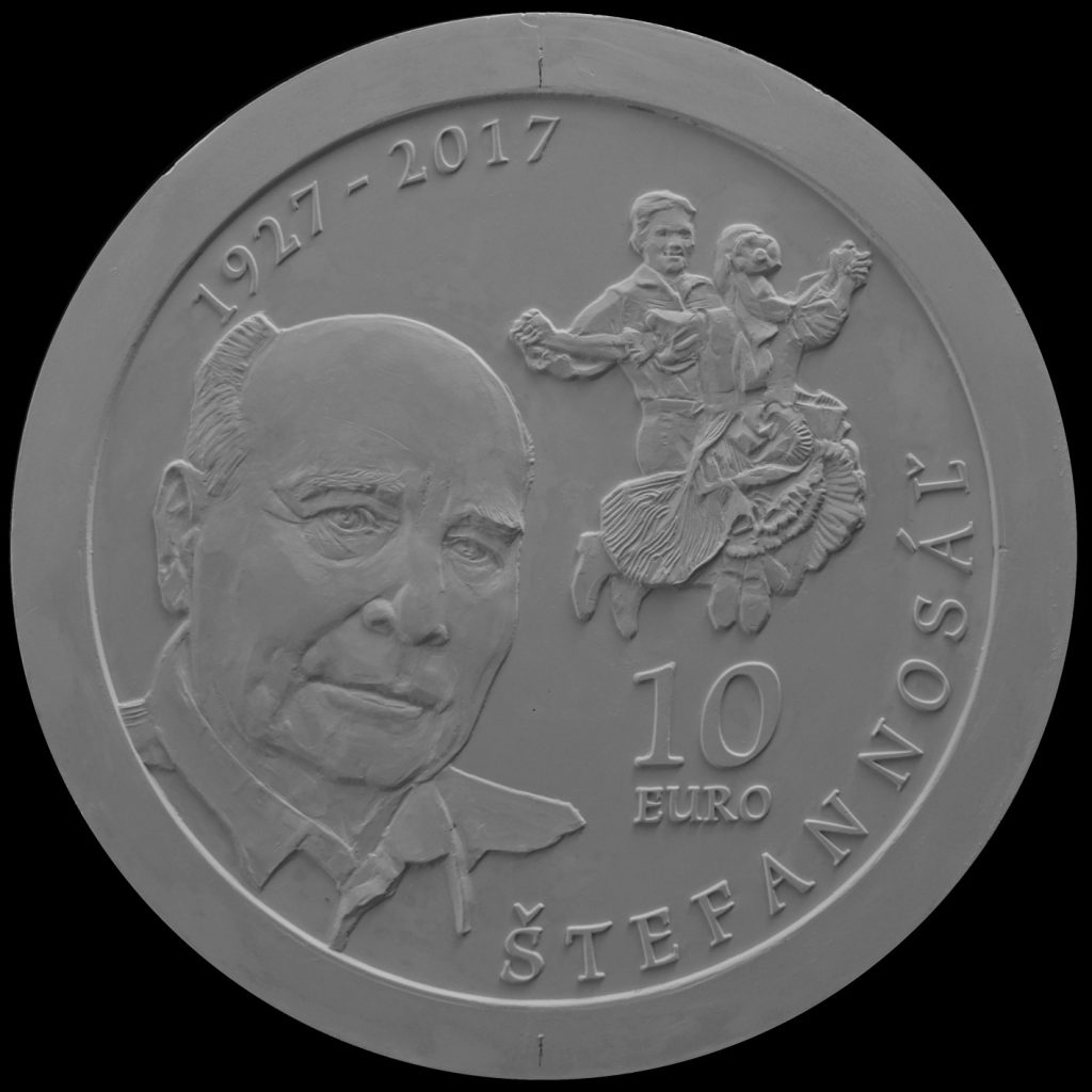 Bankovky a mince, Výsledky verejnej anonymnej súťaže na výtvarný návrh striebornej zberateľskej euromince v nominálnej hodnote 10 eur k 100. výročiu narodenia Štefana Nosáľa