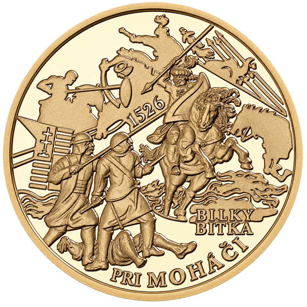 Zlatá eurominca pripomína 500. výročie Bitky pri Moháči