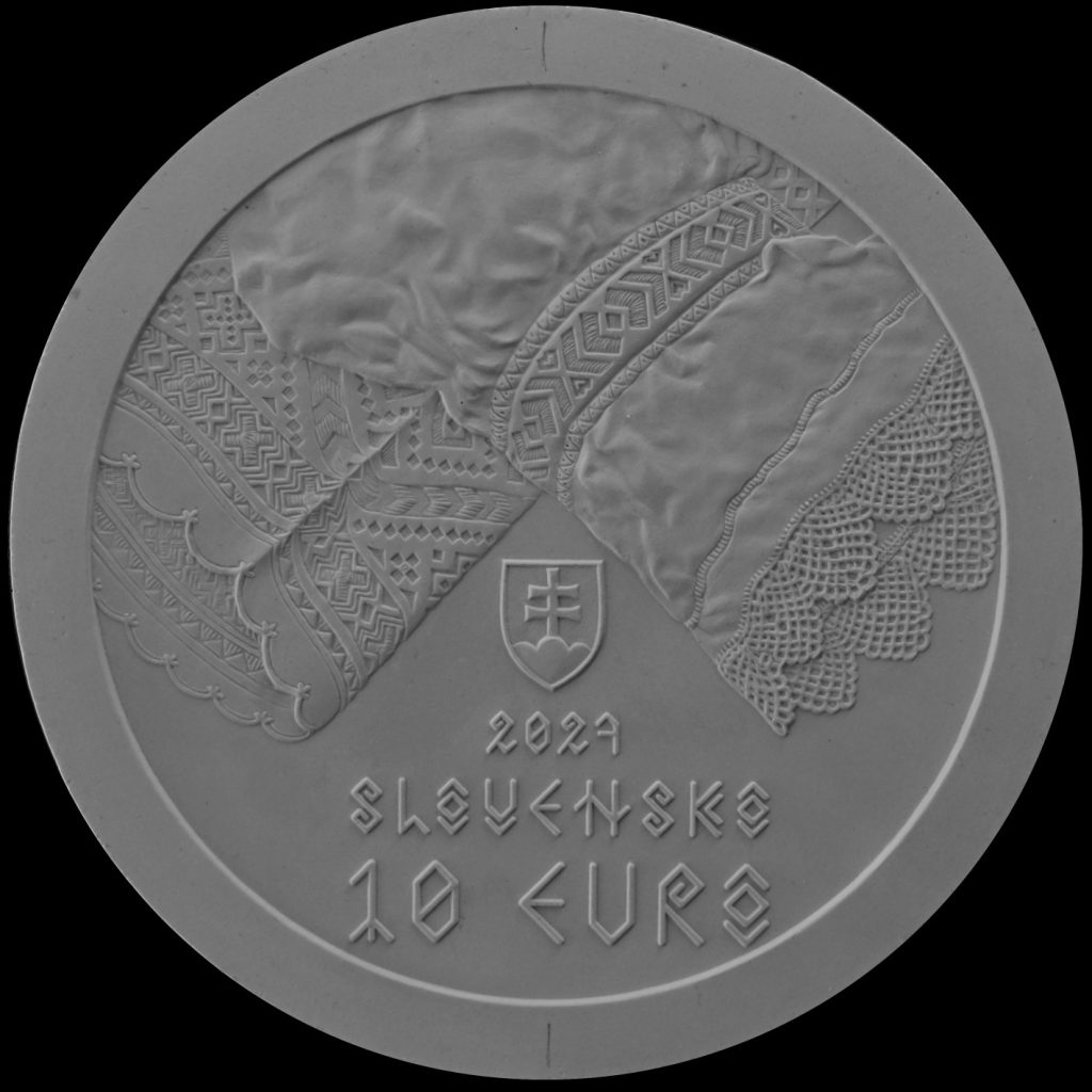 Bankovky a mince, Výsledky verejnej anonymnej súťaže na výtvarný návrh striebornej zberateľskej euromince v nominálnej hodnote 10 eur k 50. výročiu vyhlásenia pamiatkovej rezervácie ľudovej architektúry Čičmany