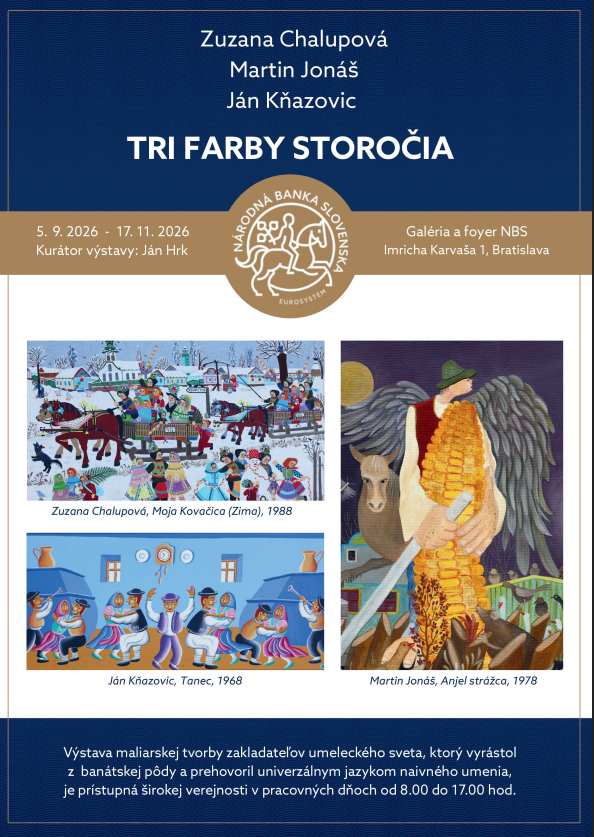 TRI FARBY STOROČIA: Výstava kovačickej insity v Národnej banke Slovenska